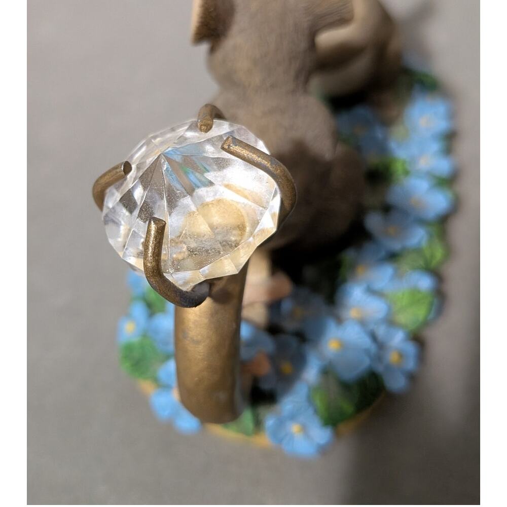 Vtg Charming Tails I Have A Question For You Figurine 89/603 Proposal Ring Mice - Picture 7 of 11